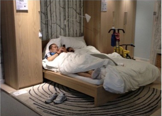 Photos Ikeas Customers In China Make Themselves Very Much At Home